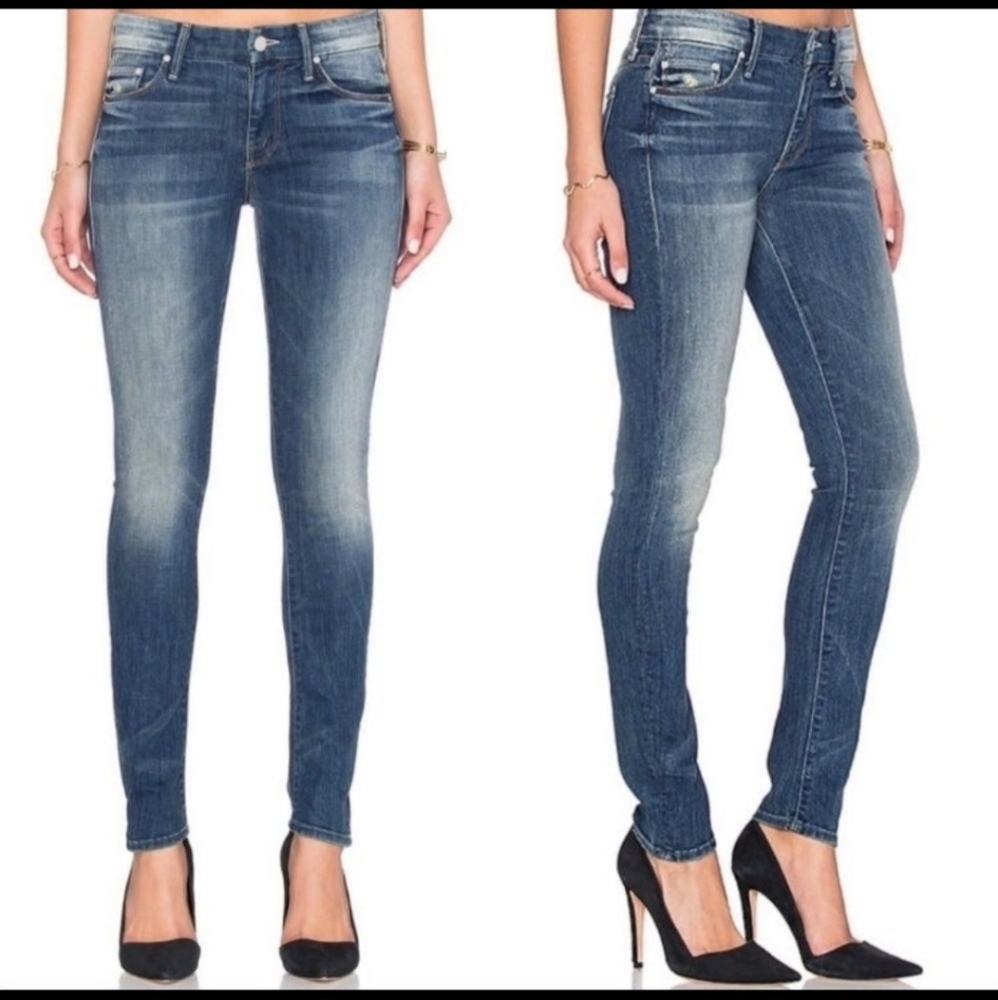 Mother Denim The Looker In Double Trouble Wash 25 NWT